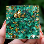 FREE Today: Mystic Union Amethyst & Malachite Orgone Pyramid