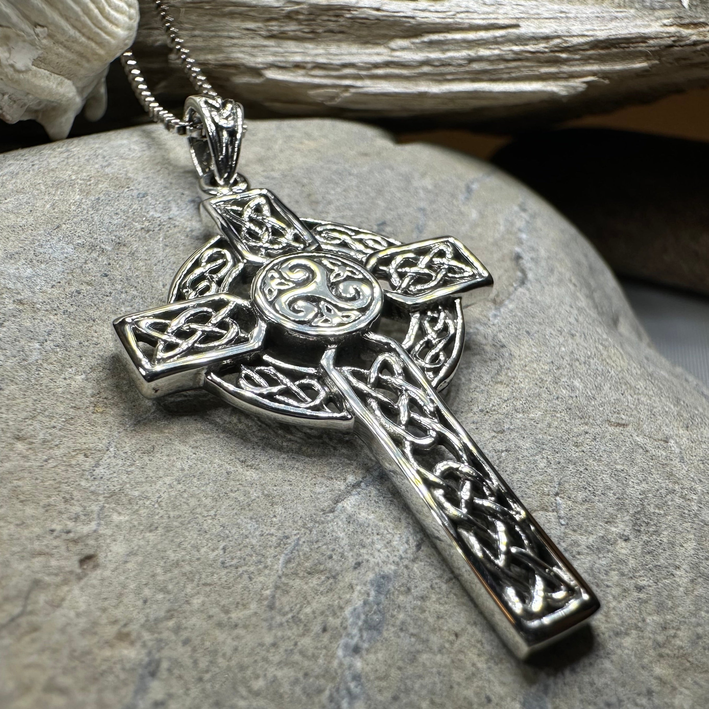 Aileran Celtic Cross Necklace
