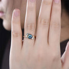 FREE Today: "Glorious Luck" - Unique Hexagon Cut Alexandrite Ring