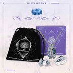 FREE Today: 925 Sterling Silver Twist Dangle Aquamarine Ring/ Necklace/ Earrings