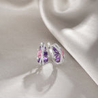 FREE Today: 925 Sterling Silver Twist Dangle Aquamarine Ring/ Necklace/ Earrings