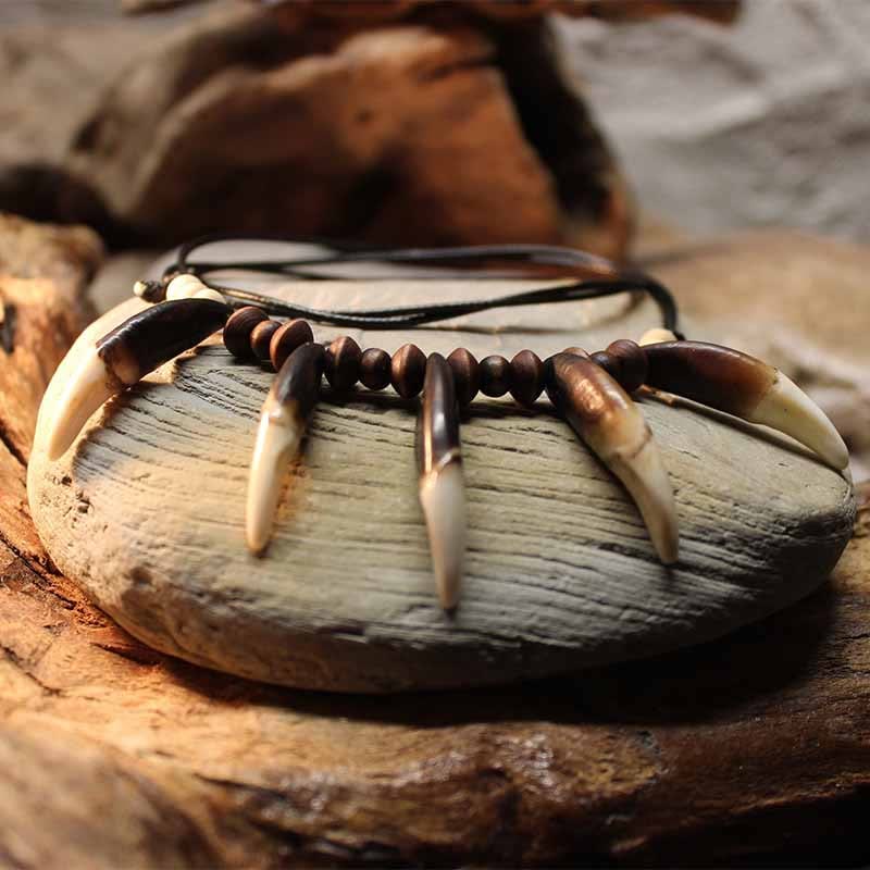 FREE Today: "Nature's Protection" Large Real Wolf Teeth Necklace
