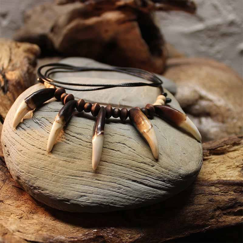 FREE Today: "Nature's Protection" Large Real Wolf Teeth Necklace