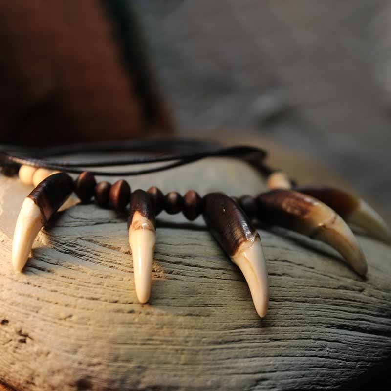 FREE Today: "Nature's Protection" Large Real Wolf Teeth Necklace