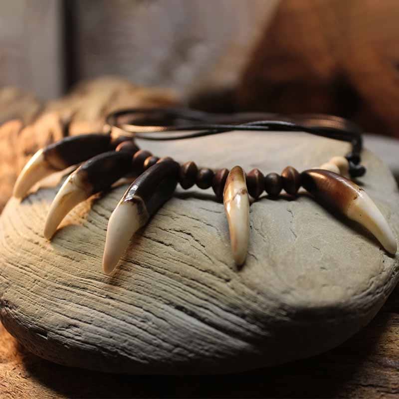 FREE Today: "Nature's Protection" Large Real Wolf Teeth Necklace