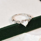 FREE Today: "Eternity Unlimited" Opal Heart Engagement Wedding Ring