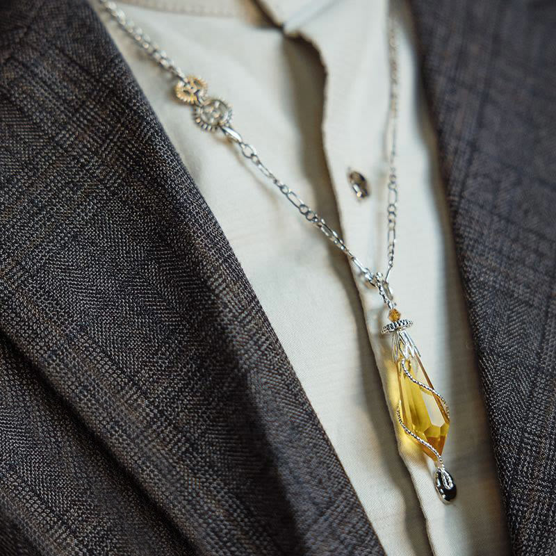 FREE Today: Lord of the Mysteries | Meditation Klein Citrine Necklace