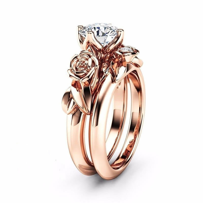 FREE Today: Rose Gold Morganite Butterfly Ring