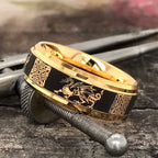 FREE Today: Mens Celtic Dragon Tungsten Ring