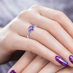 FREE Today: "Eternal Love" Amethyst Heart Ring