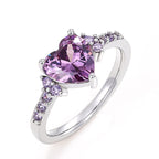 FREE Today: "Eternal Love" Amethyst Heart Ring