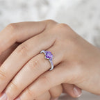 FREE Today: "Eternal Love" Amethyst Heart Ring
