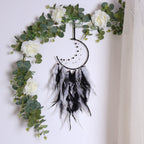 FREE Today: "Peace Energy" Amethyst & Obsidian Moon Feather Dream Catcher