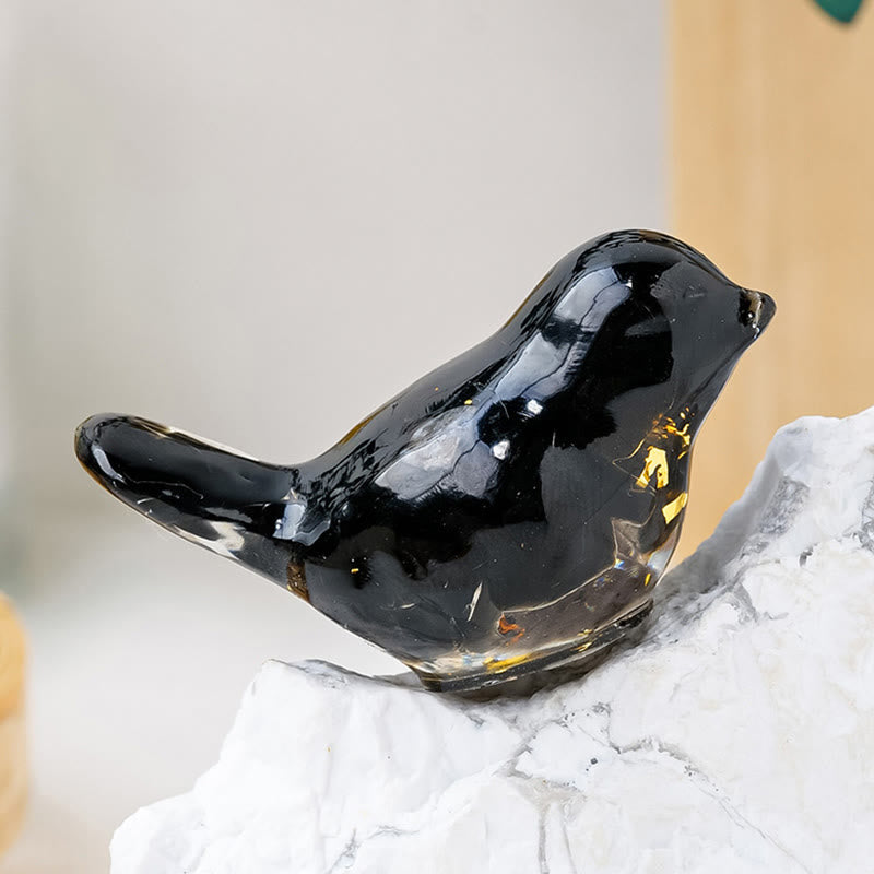 FREE Today: Natural Gemstone Bird Sculpture Decoration
