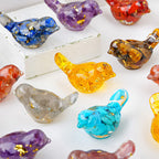 FREE Today: Natural Gemstone Bird Sculpture Decoration