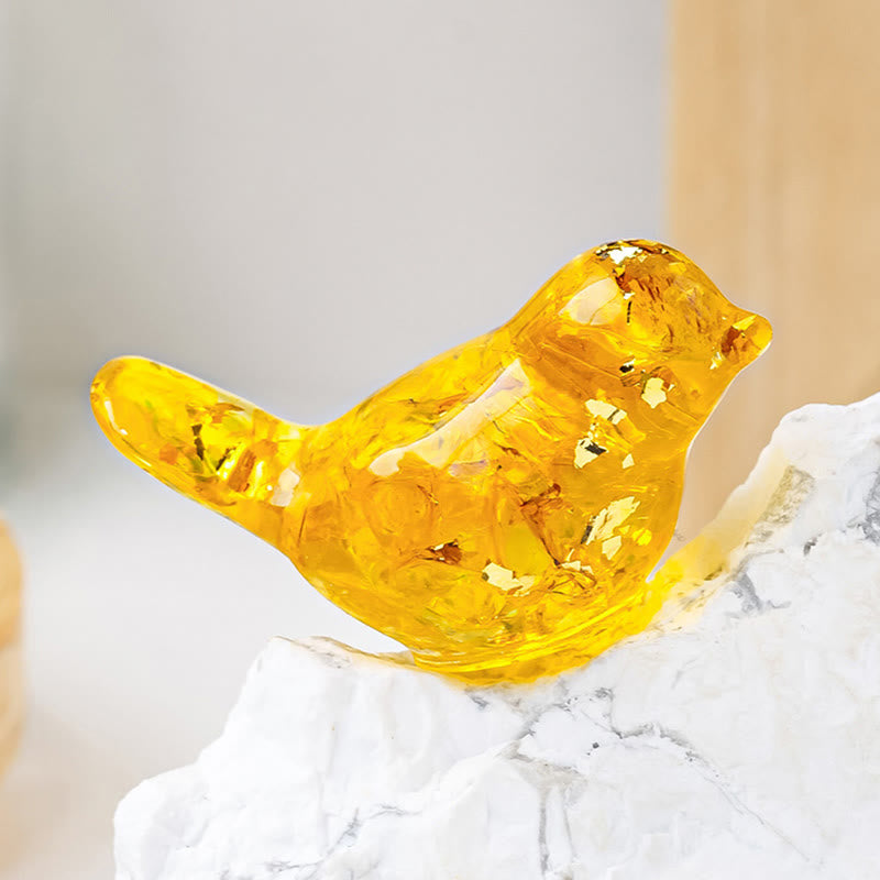 FREE Today: Natural Gemstone Bird Sculpture Decoration