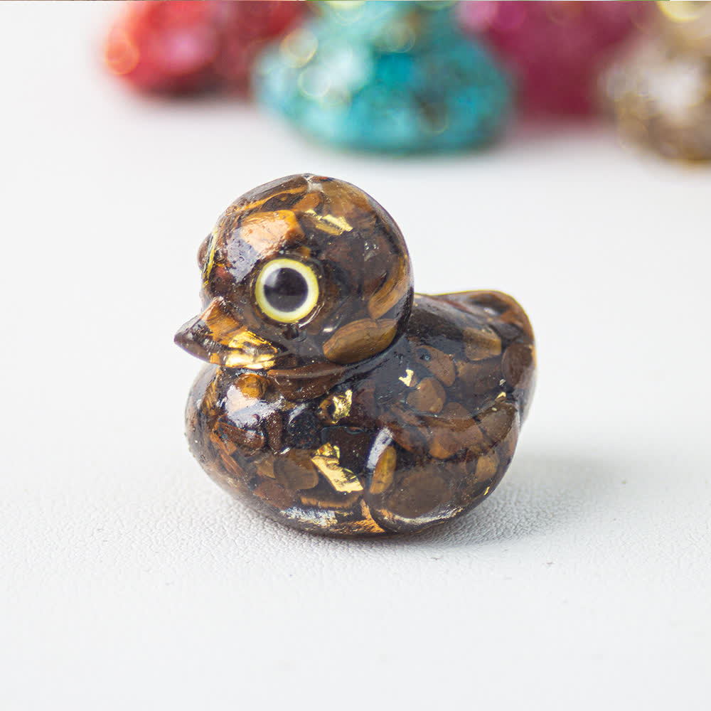 FREE Today: Natural Crystal Duck Gemstone Decoration