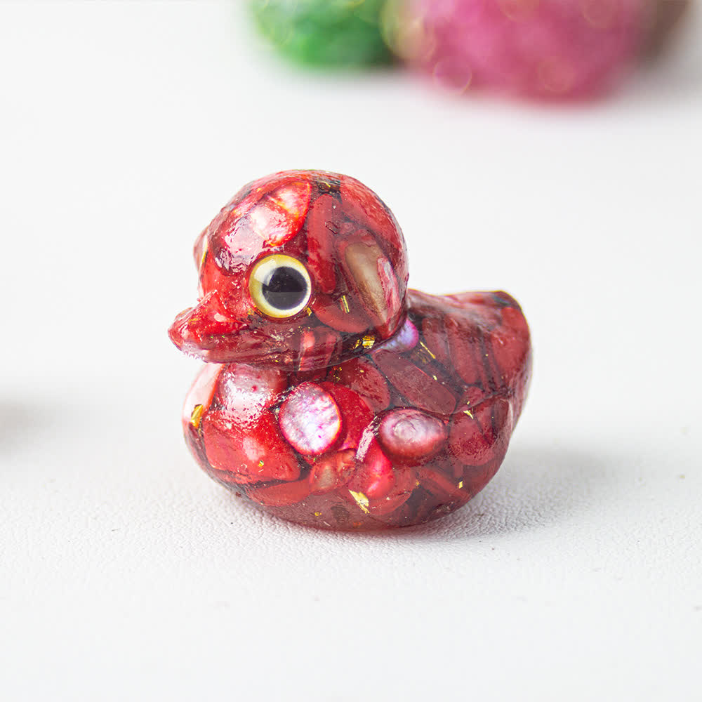 FREE Today: Natural Crystal Duck Gemstone Decoration