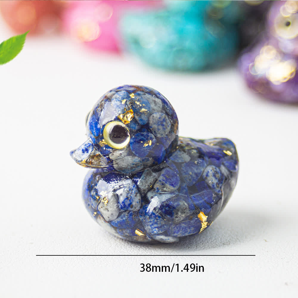 FREE Today: Natural Crystal Duck Gemstone Decoration