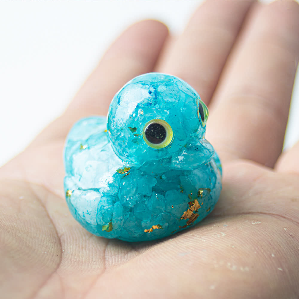 FREE Today: Natural Crystal Duck Gemstone Decoration