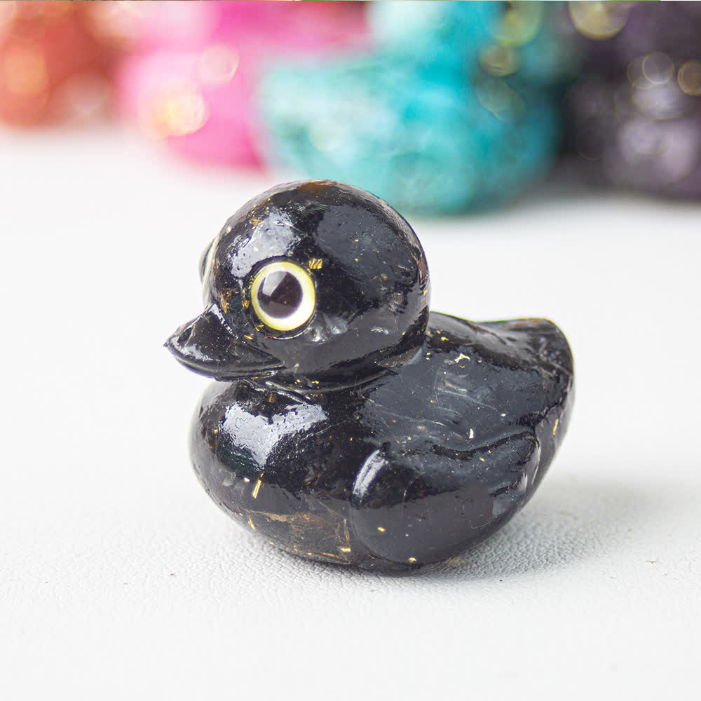 FREE Today: Natural Crystal Duck Gemstone Decoration