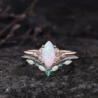 FREE Today: Eternal Glow Opal Promise Ring Set