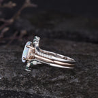 FREE Today: Eternal Glow Opal Promise Ring Set