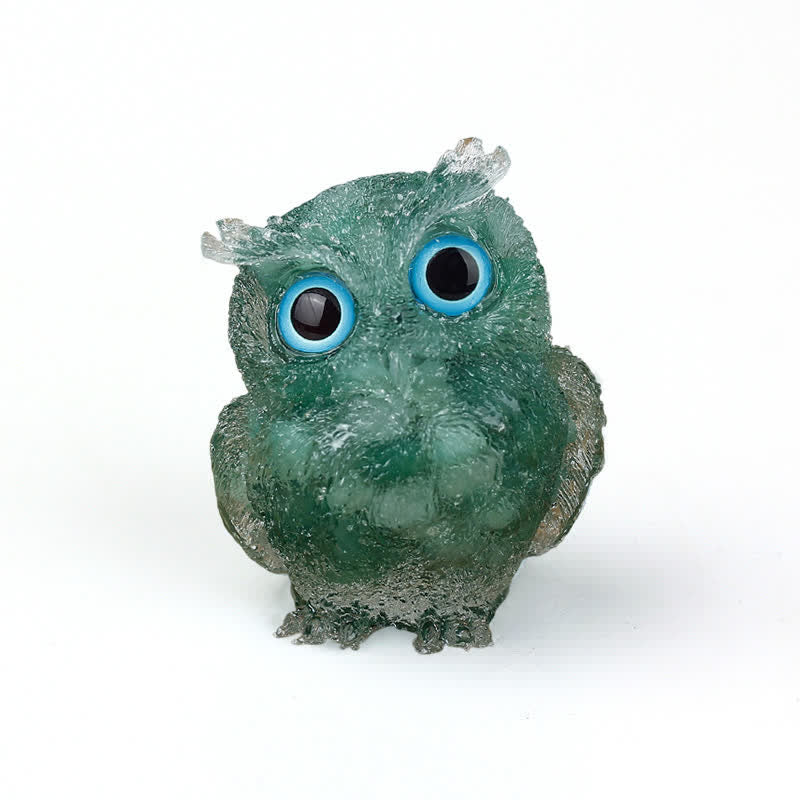 FREE Today: Natural Crystal Owl Healing Gemstone Decoration