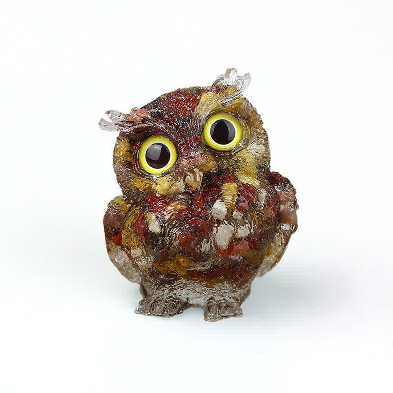 FREE Today: Natural Crystal Owl Healing Gemstone Decoration