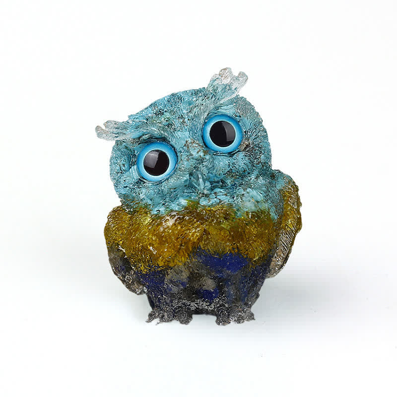 FREE Today: Natural Crystal Owl Healing Gemstone Decoration
