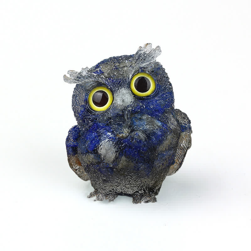 FREE Today: Natural Crystal Owl Healing Gemstone Decoration