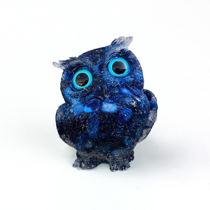 FREE Today: Wise Guardian Crystal Owl Figurine Gemstone Decoration