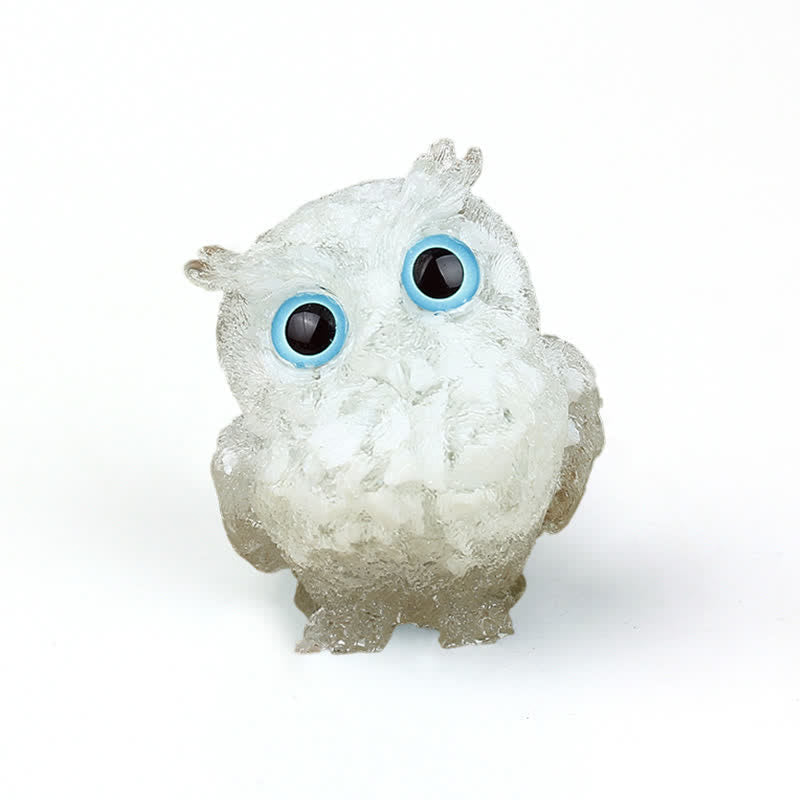 FREE Today: Natural Crystal Owl Healing Gemstone Decoration