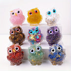 FREE Today: Natural Crystal Owl Healing Gemstone Decoration