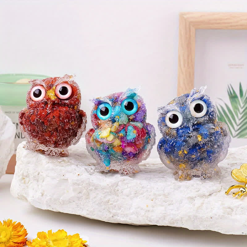FREE Today: Natural Crystal Owl Healing Gemstone Decoration