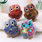 FREE Today: Natural Crystal Owl Healing Gemstone Decoration