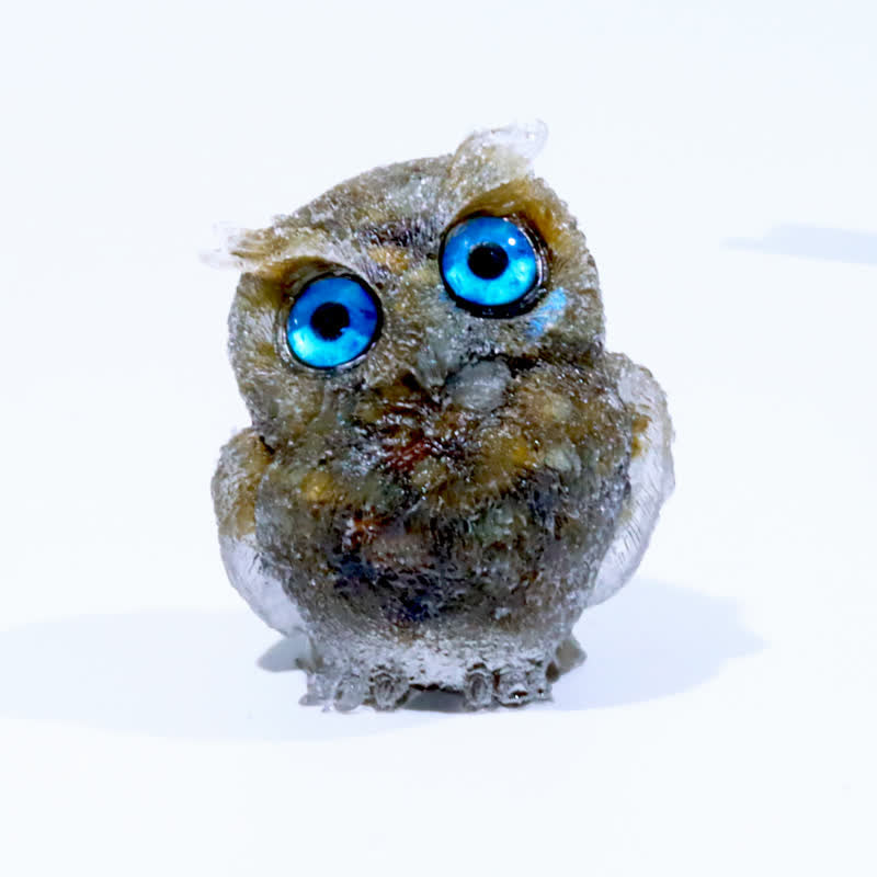 FREE Today: Natural Crystal Owl Healing Gemstone Decoration