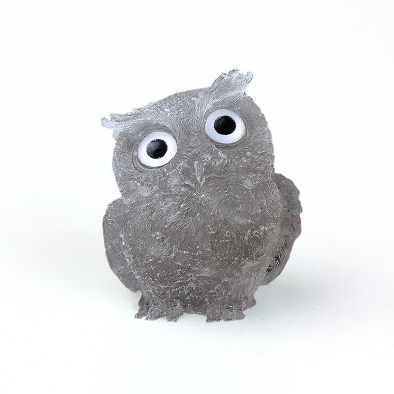 FREE Today: Natural Crystal Owl Healing Gemstone Decoration