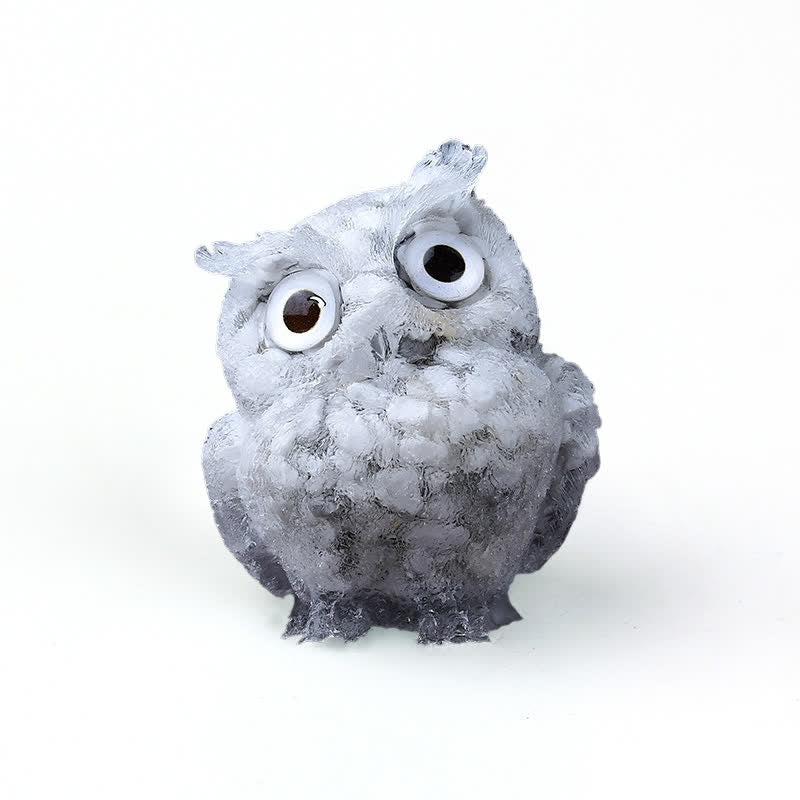 FREE Today: Wise Guardian Crystal Owl Figurine Gemstone Decoration