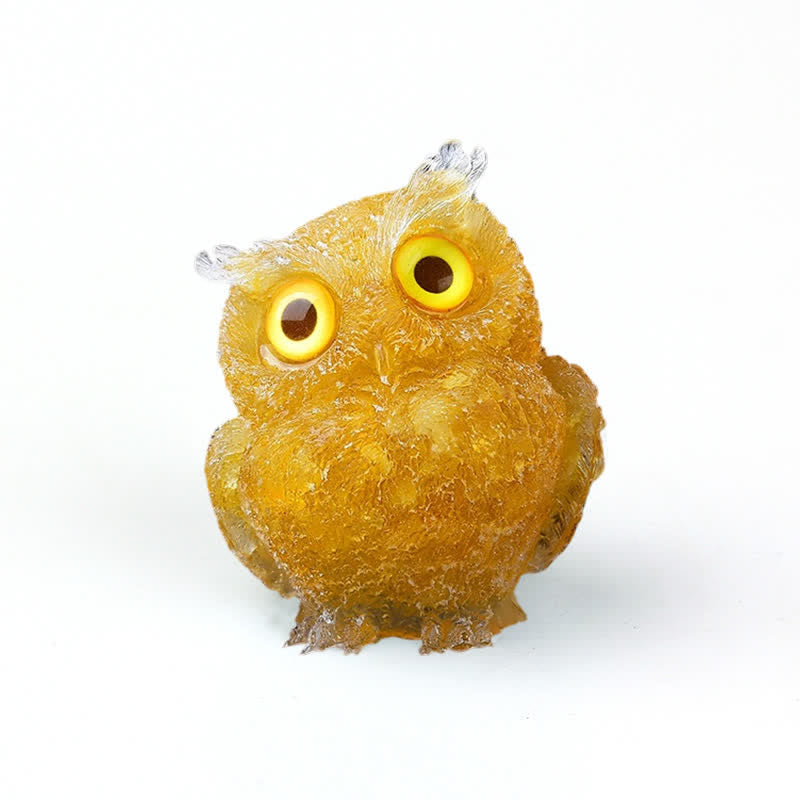 FREE Today: Natural Crystal Owl Healing Gemstone Decoration