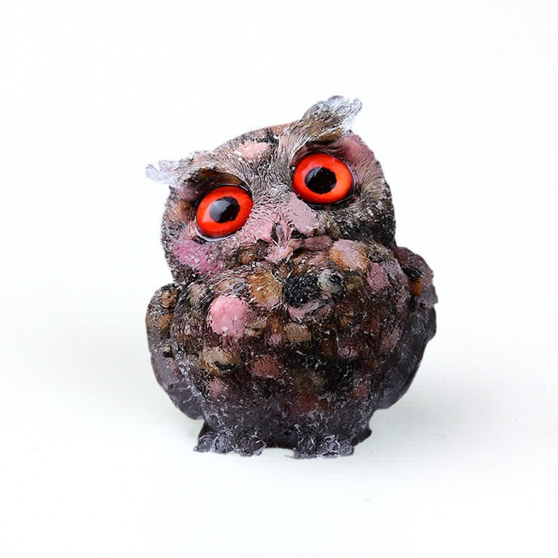 FREE Today: Natural Crystal Owl Healing Gemstone Decoration