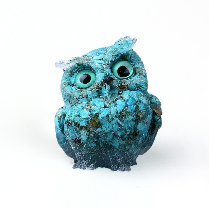 FREE Today: Natural Crystal Owl Healing Gemstone Decoration