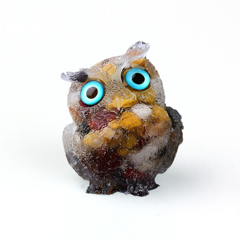 FREE Today: Natural Crystal Owl Healing Gemstone Decoration