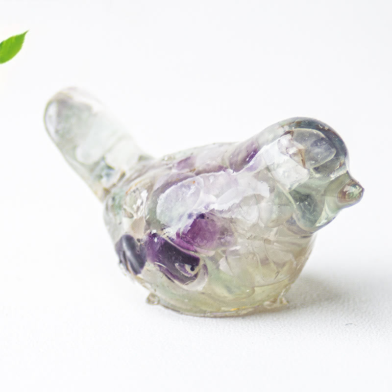 FREE Today: Natural Gemstone Bird Sculpture Decoration
