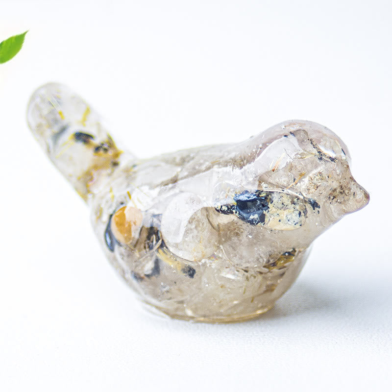 FREE Today: Natural Gemstone Bird Sculpture Decoration
