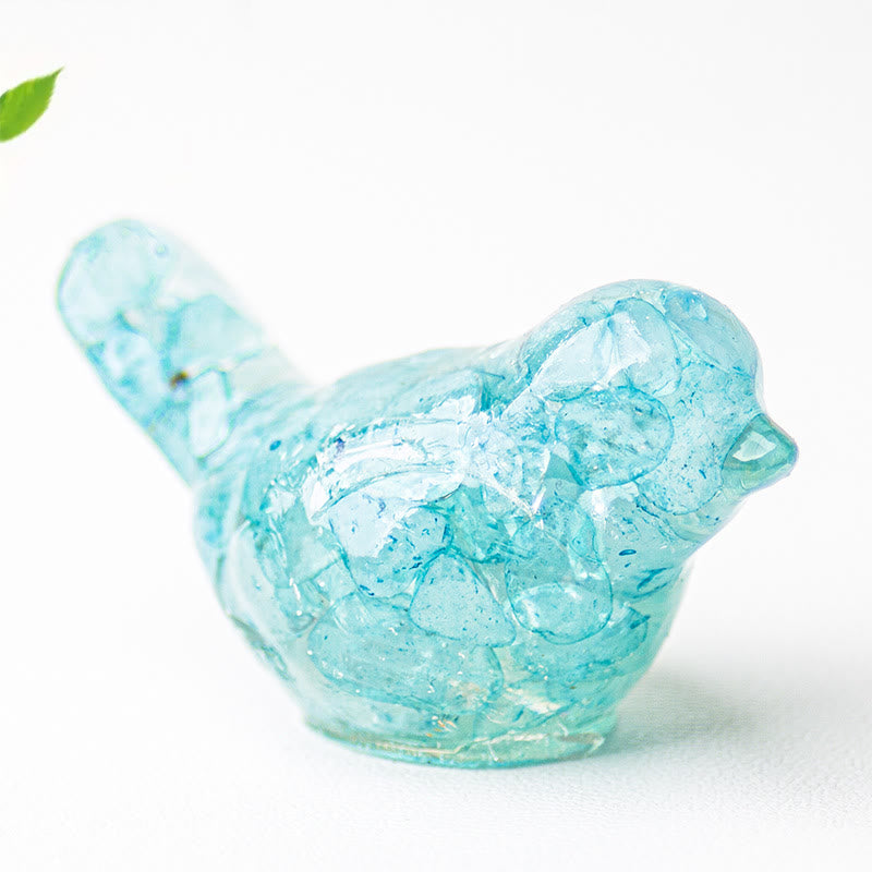 FREE Today: Natural Gemstone Bird Sculpture Decoration