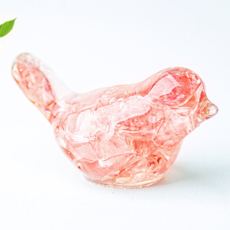 FREE Today: Natural Gemstone Bird Sculpture Decoration