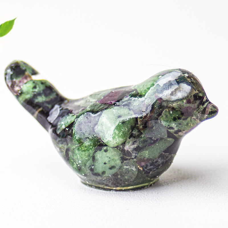 FREE Today: Natural Gemstone Bird Sculpture Decoration