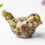 FREE Today: Natural Gemstone Bird Sculpture Decoration