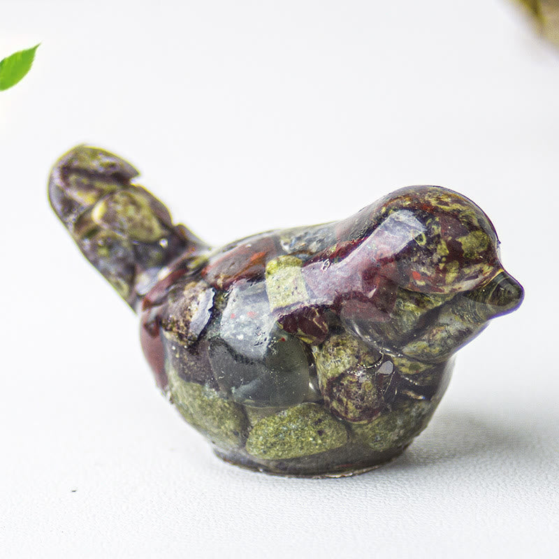FREE Today: Natural Gemstone Bird Sculpture Decoration